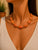 Corallo Marbled Statement Necklace