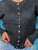 Bijou Novelty Button Cardigan - Black