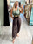 Khaki Ruffle Blouse