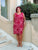 Strawberry Swirl Shift Dress