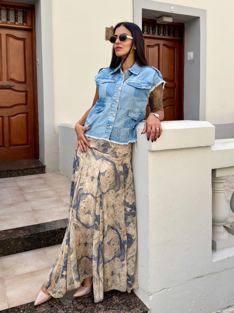 Siena Chiffon Maxi Skirt