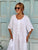 Fleur de Lin Pure Linen Maxi Dress - White