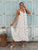 Coco Spot Viscose Maxi Dress - White