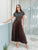 Mocha Pleated T Shirt Dress