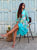 The Acqua di Mare Silk Kaftan Dress