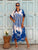 The Azure Palms Viscose Shirt Dress - Love my Body