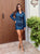 Eva Belted Denim Dress