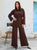 Mirepoix Embellished Premium Knit Co-ord - Cacao