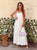 White Gemstone Maxi Dress