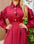Bordeaux Diamond Alice Maxi Shirt Dress