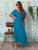 Petrolio Anglais Pure Linen Dress