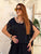 Étoile Noire Silk Embroidered Dress