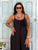 Noir Rosette Jumpsuit