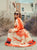 Sunset Glow Mini Pleated Statement Dress