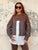 Mocha Layered Luxe Tracksuit