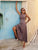 Mocha Contour Luxe Maxi Dress - Bougie Collection