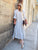 Beige Soft Cotton Maxi Dress