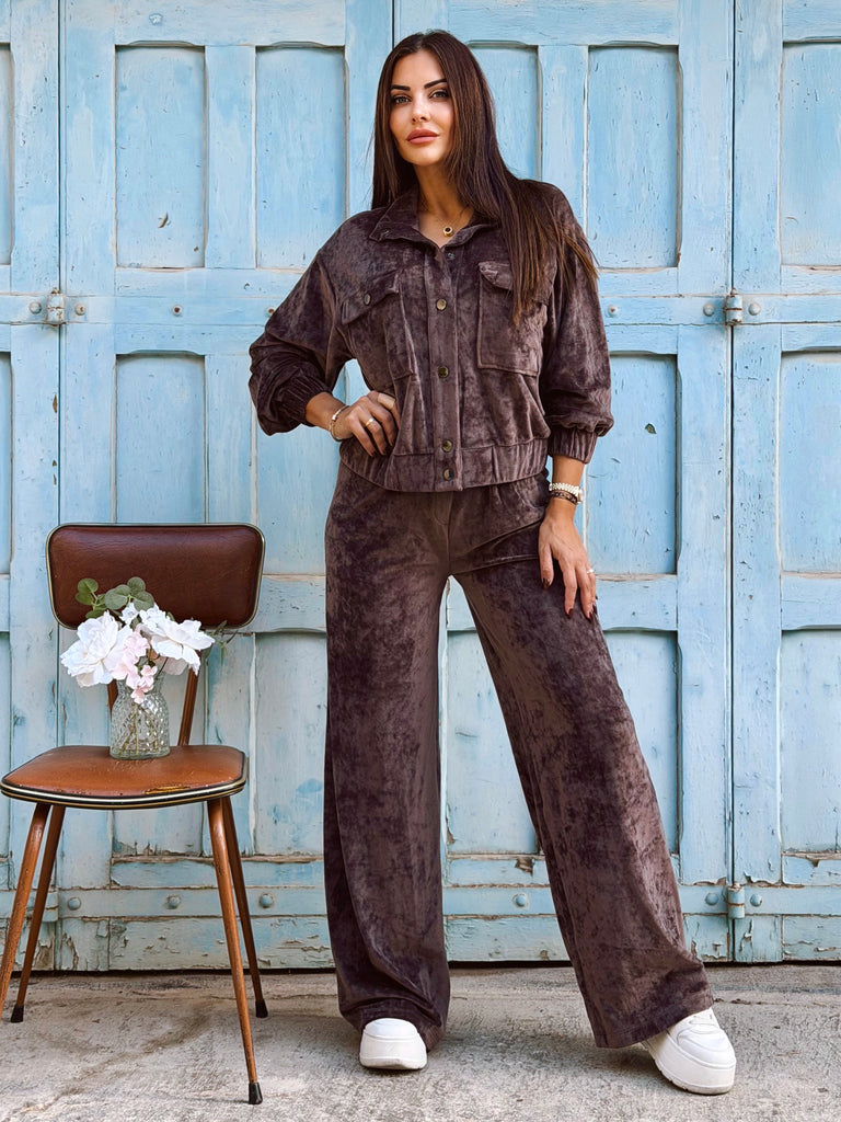 Vaucluse Velour Co-ord - Plus size