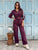 Montbrun Premium Tencel Tracksuit - Plum
