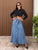 Harper Denim Maxi Skirt - Light Blue