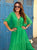 Emerald Desert Pearl Pure Silk Dress