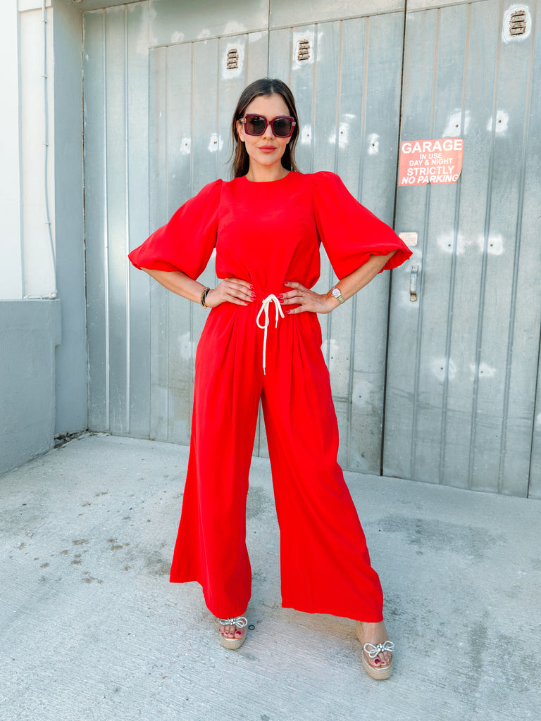 Flame Red Co-ord Set