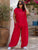 Rosso Riviera Pure Linen Co-Ord