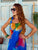 Tulipia Pure Silk Dress - Royal Blue