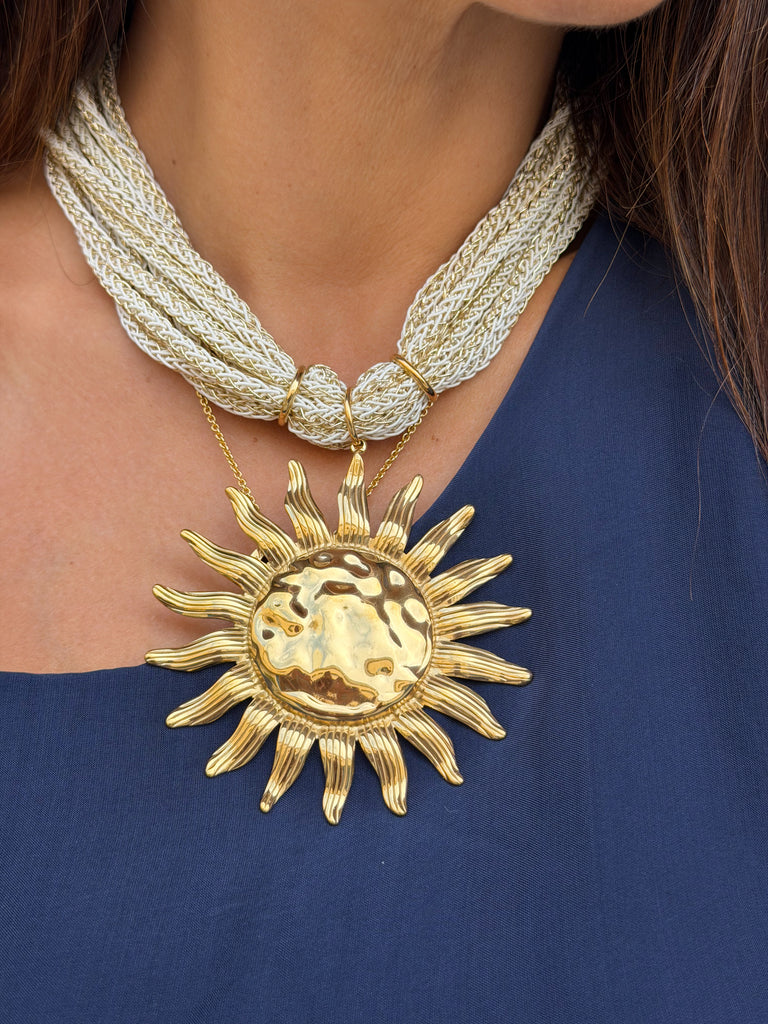 Soleil Doré Statement Necklace