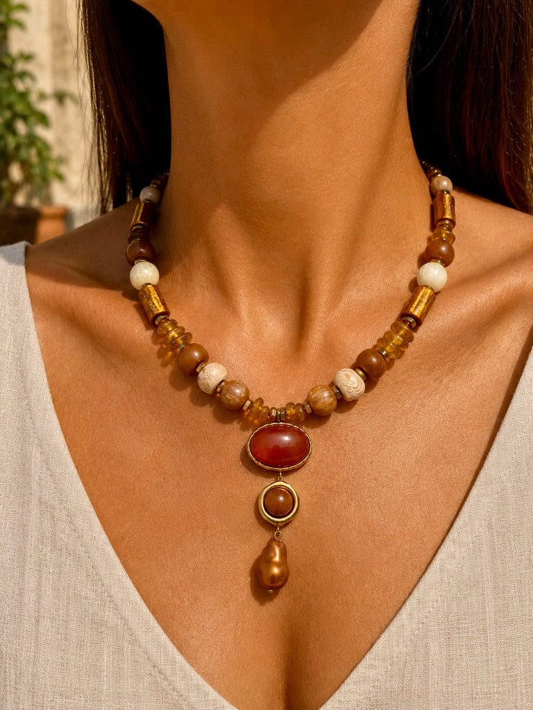 Ambra Luxe Pendant Necklace