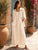 The Naturale Bellissima Pure Linen & Crochet Dress & Shirt Set