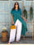 Azure Drift Silk Satin Top