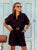Noir Avenue Luxe Linen Playsuit - Bougie Collection