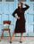 Bellême Zip-Neck Knit Midi Dress