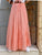 Peach Capri Flow Cotton Skirt