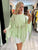 Mint Shimmer Summer Knit Poncho