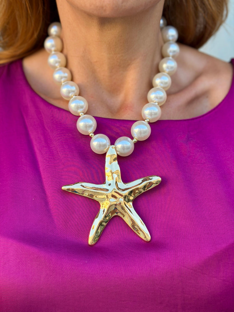 Pearl Amalfi Starfish Necklace