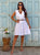 Bianca Ruffle Pure Linen Dress