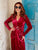 Merlot Velvet Dress