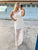 White Fine Lace Maxi Dress