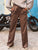 The Évreux Satin Trousers - Mocha - Bougie Collection