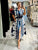 Navy and White Vienna Shirt Dress