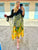 Black Sorrento Silk Kaftan Dress