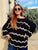 Black and Gold Knit Jumper