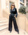 Black Silk Jumpsuit