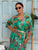 Verde Jardin Silk Shirt Dress