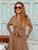 Latte Élégance Luxe Shirt Dress - Bougie Collection