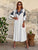 La Dolce Vita Embroidered Linen Dress