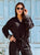 Clémence Check Detail Co-ord Tracksuit - Black