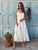 Blanc Crochet and Chiffon 2 piece set